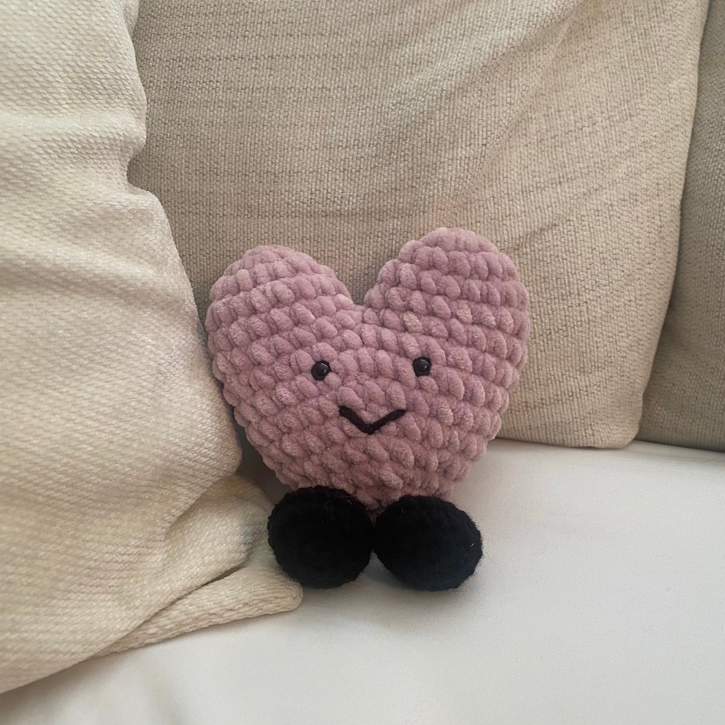 heart plush (custom colors)