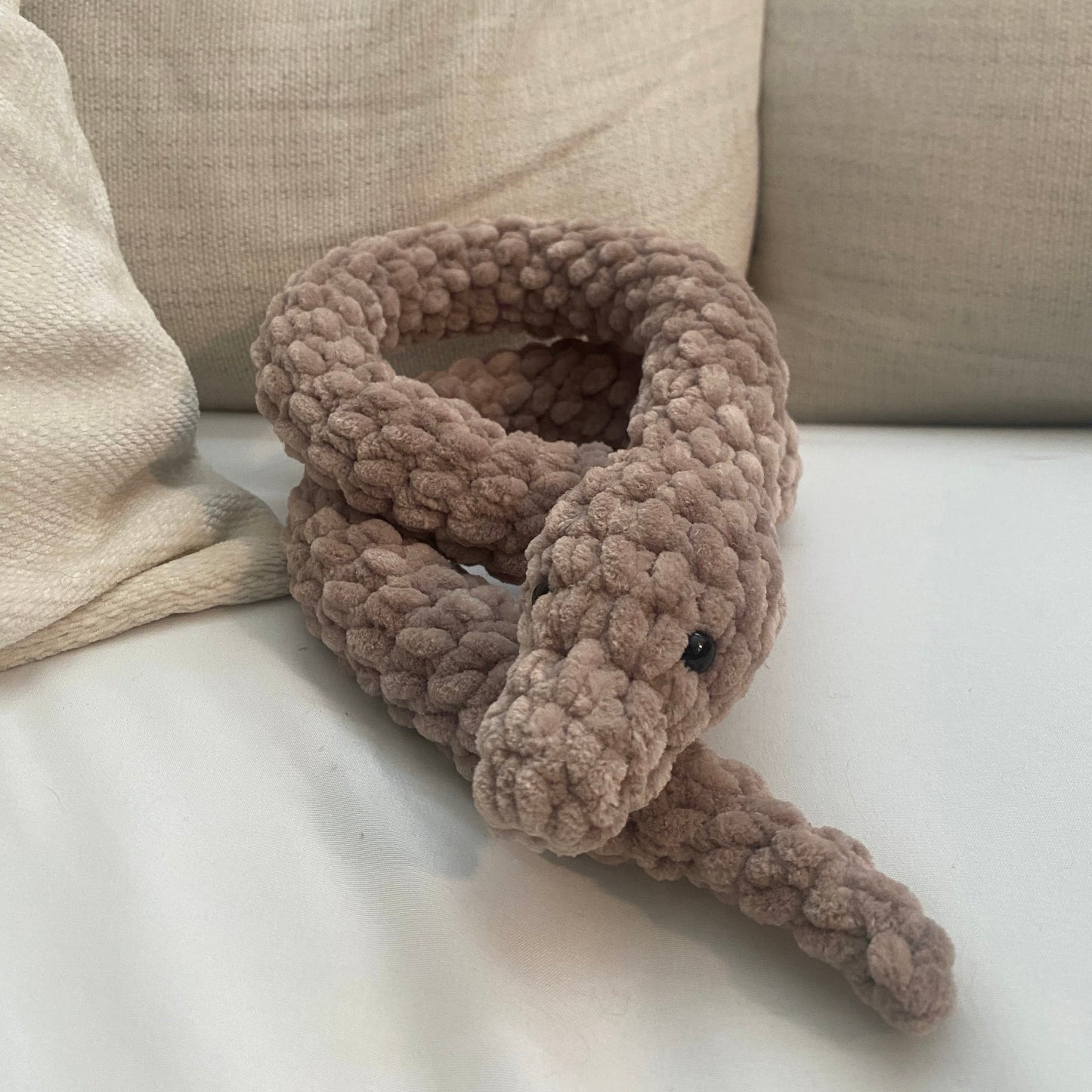 snake plush (custom colors)