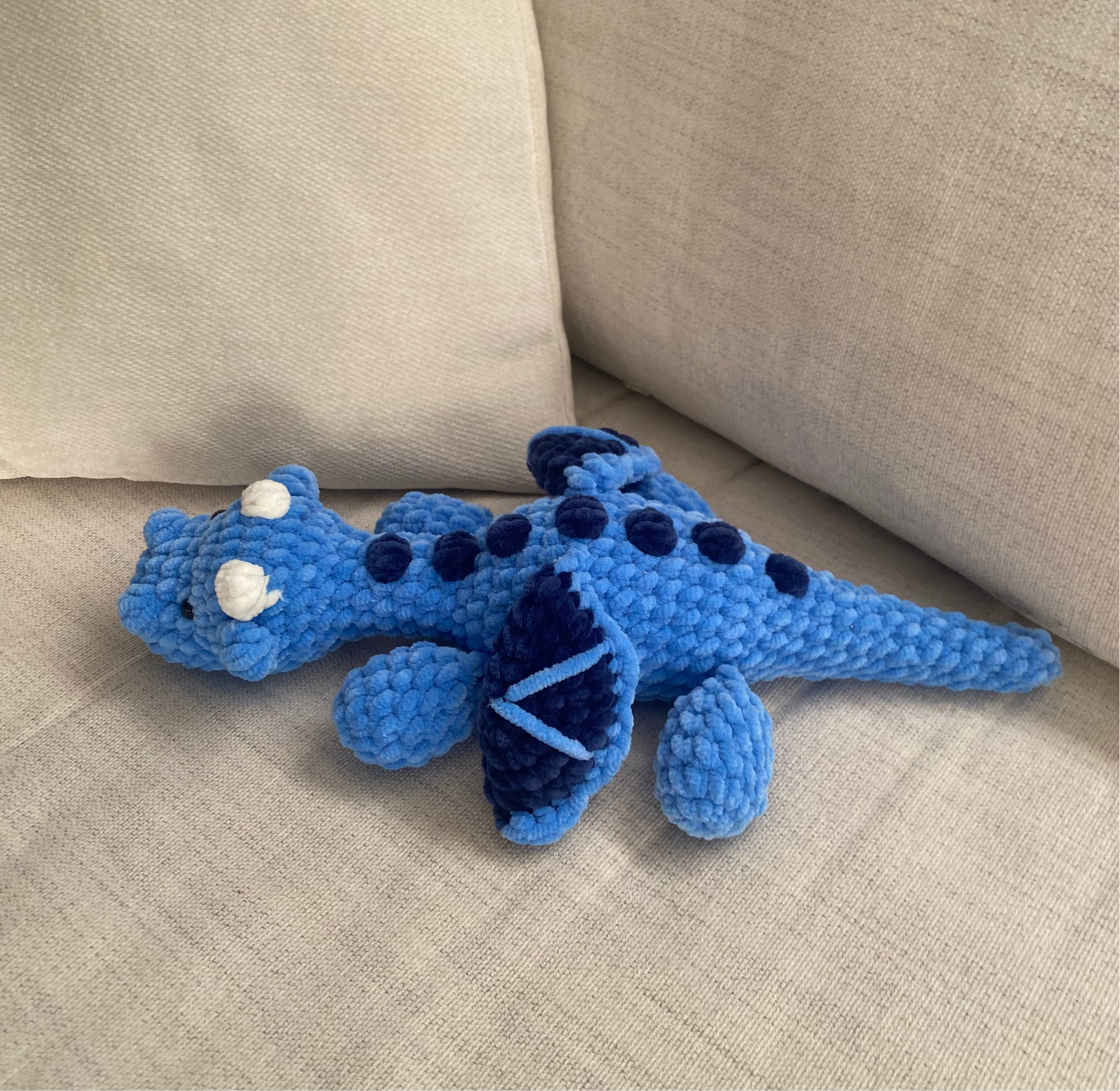 dragon plush (custom colors)