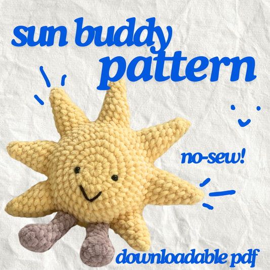 PATTERN ONLY- sun buddy plush